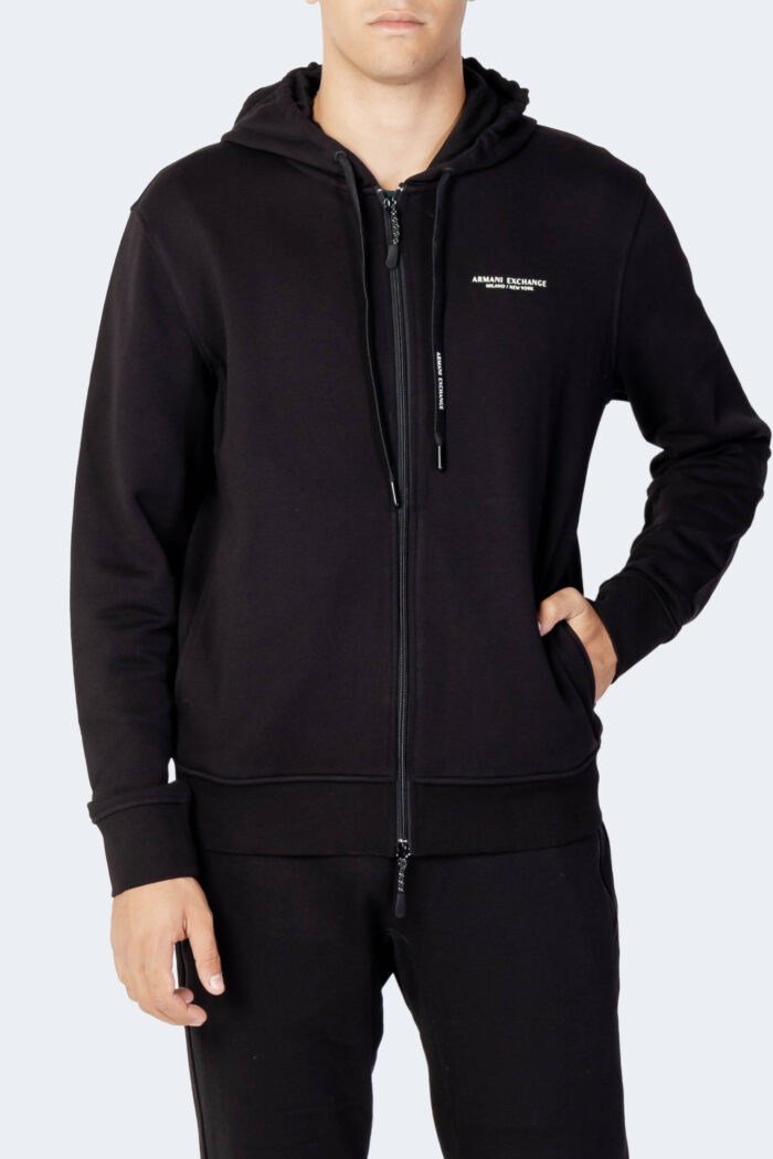 Felpa con cappuccio Armani Exchange  Nero