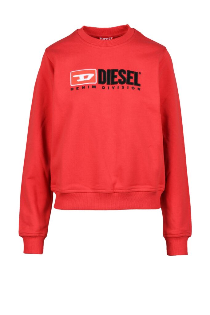Felpa con cappuccio Diesel Rosso