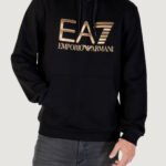 Felpa con cappuccio EA7 Nero - Oro - Foto 1