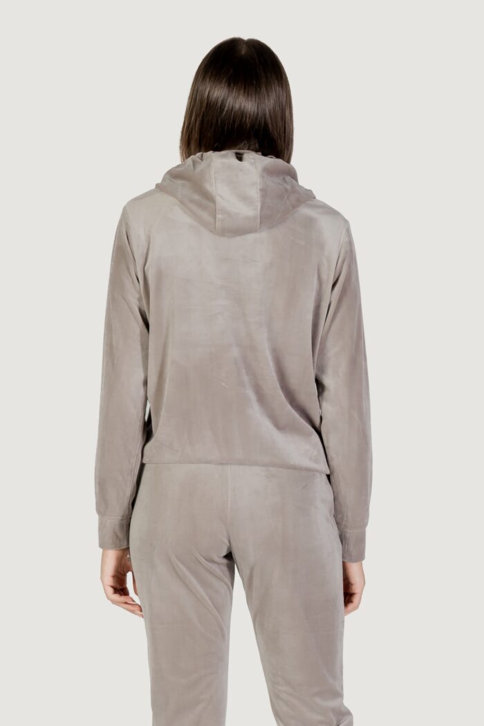 Felpa con cappuccio Guess Active couture hoodie sweatshirt Taupe