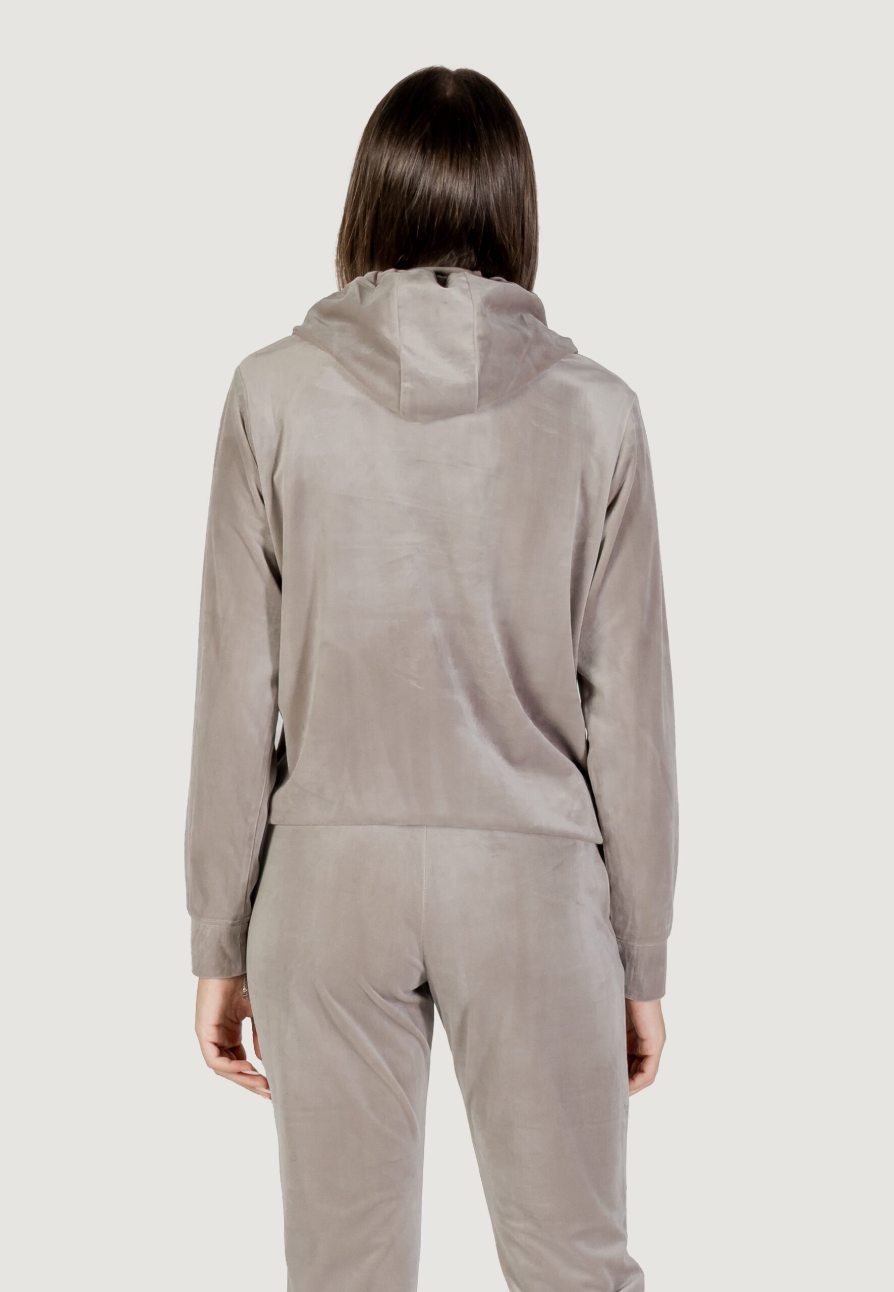 Felpa con cappuccio Guess Active couture hoodie sweatshirt Taupe - Foto 2