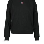 Felpa con cappuccio Tommy Hilfiger Jeans Nero - Foto 1