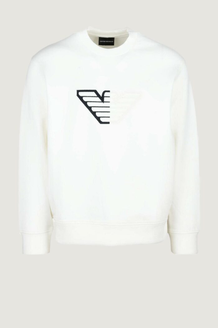 Felpa senza cappuccio Emporio Armani Bianco