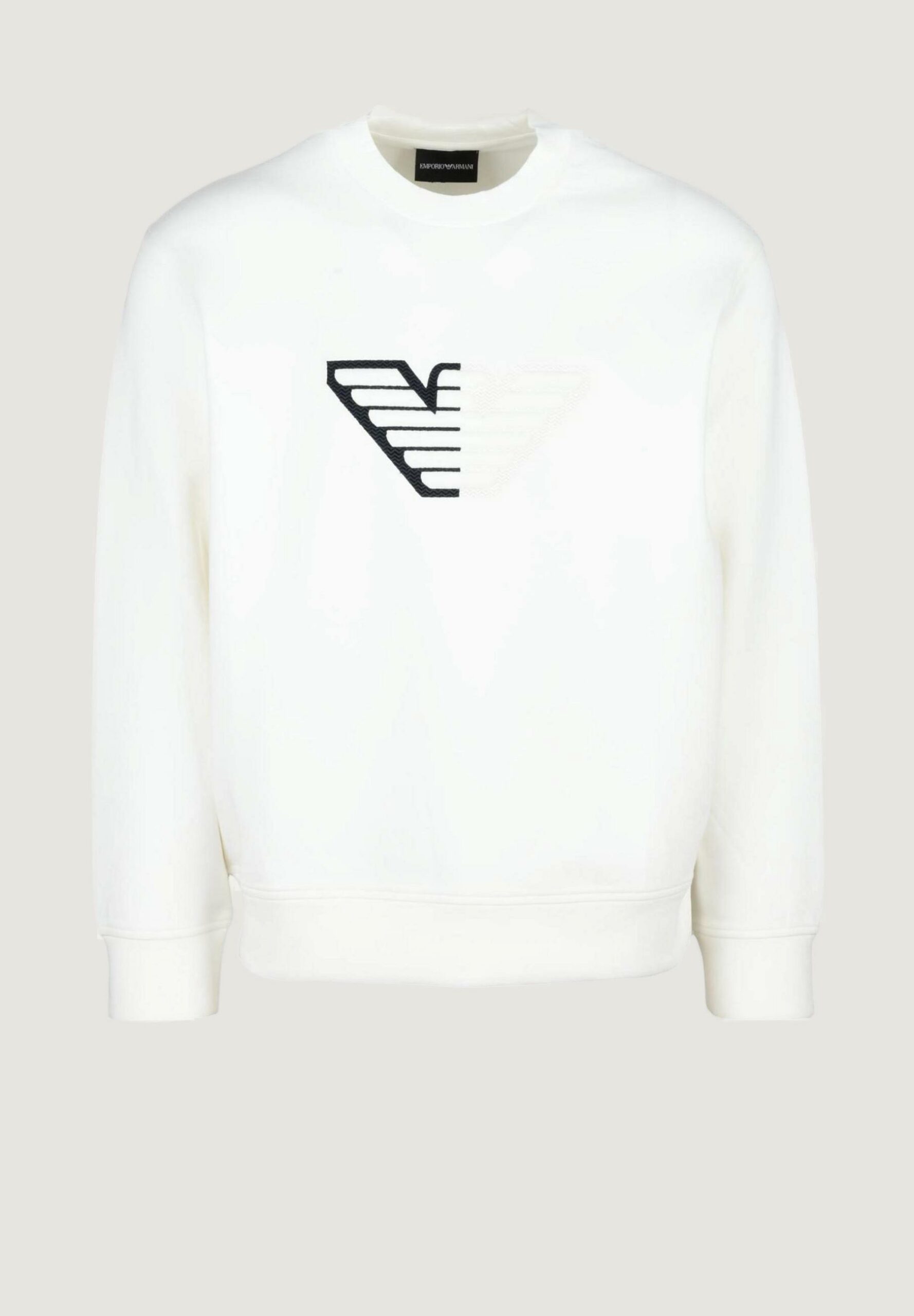 Felpa senza cappuccio Emporio Armani Bianco - Foto 1