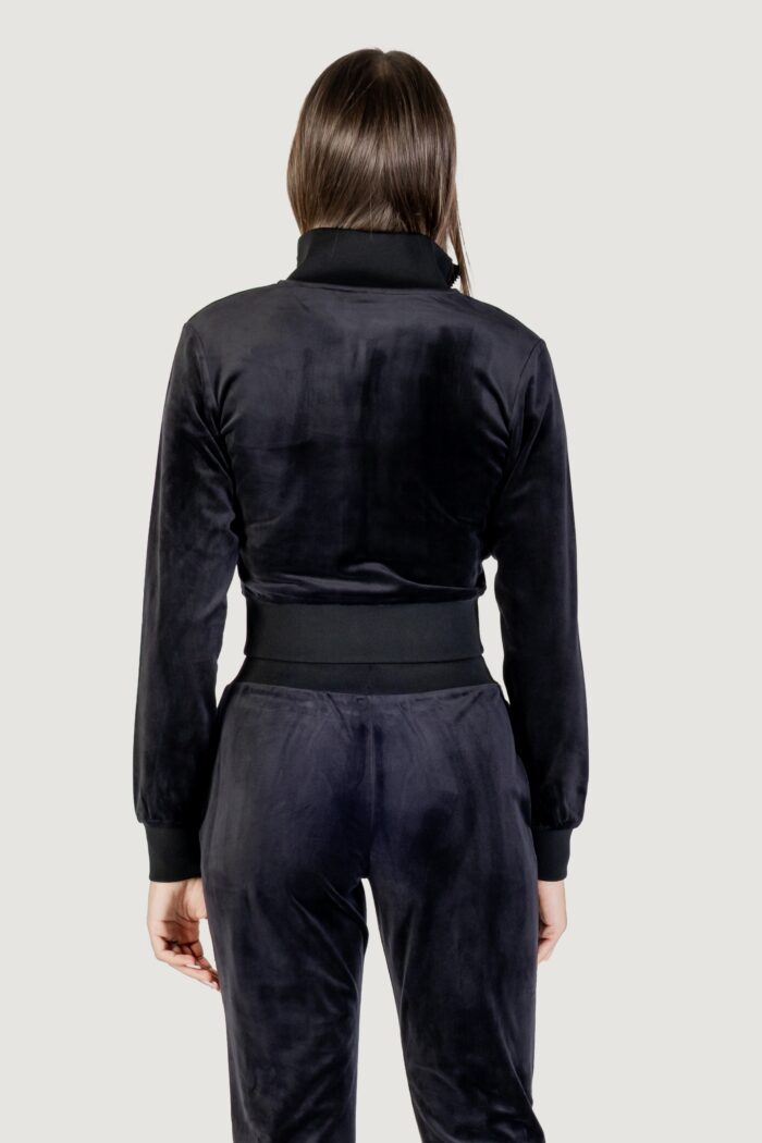 Felpa senza cappuccio Guess Active couture full zip sweatshirt Nero