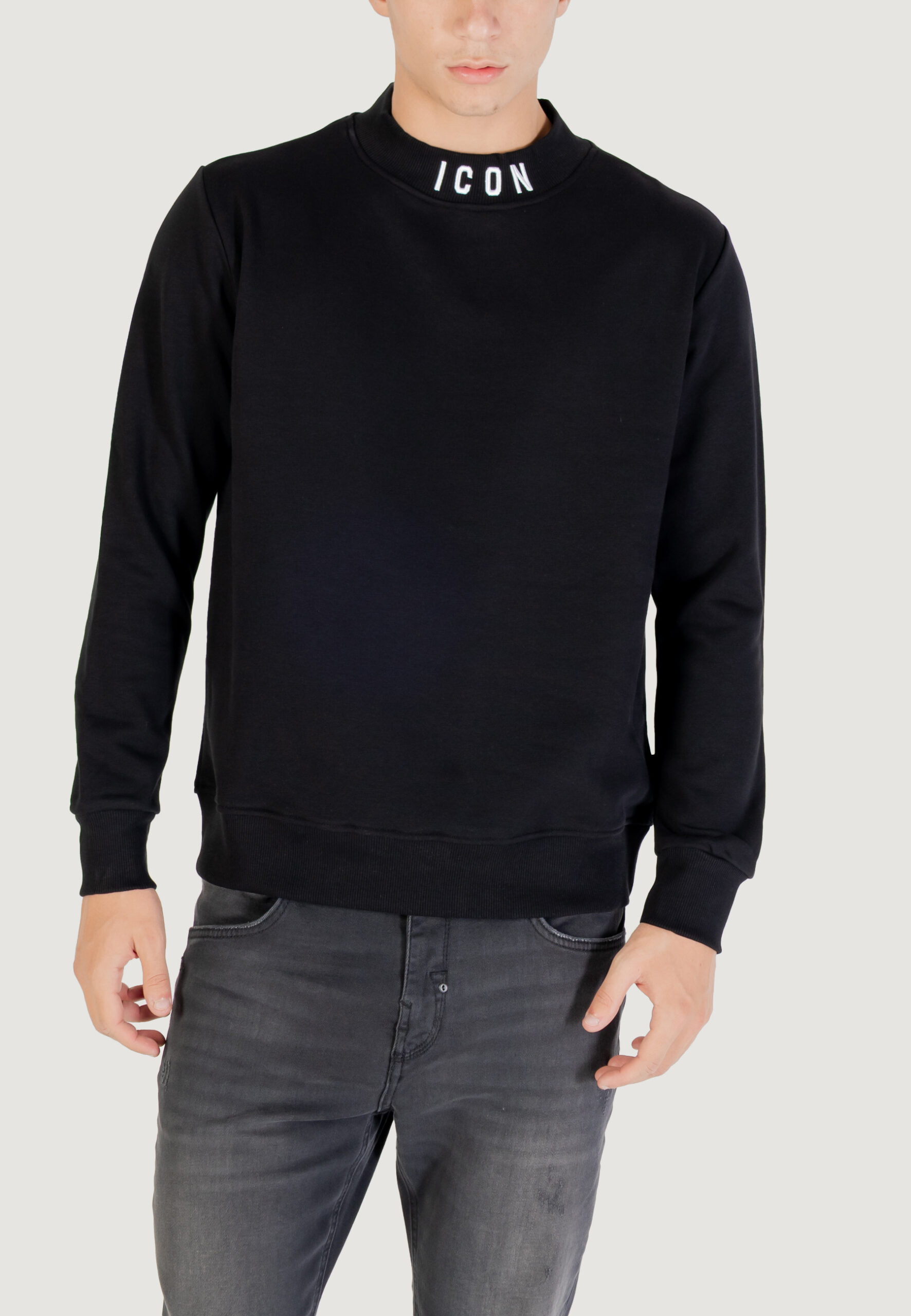 Felpa senza cappuccio Icon Black-White - Foto 2