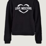 Felpa senza cappuccio Love Moschino Nero - Foto 1