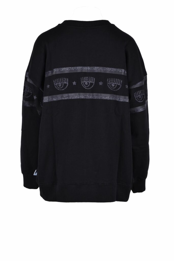 Felpa con cappuccio CHIARA FERRAGNI Nero