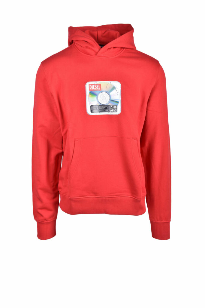 Felpa senza cappuccio Diesel  Rosso