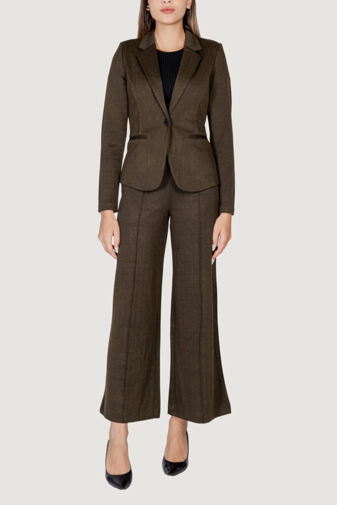 Giacca ICHI ihkate jacquard bl4 Verde Oliva