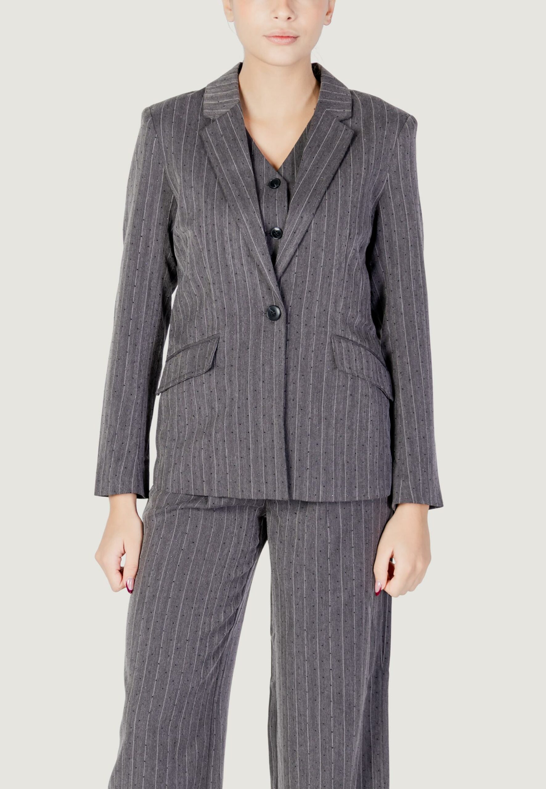 Giacca Only onlalya-siga life hb rhine blazer tlr Grigio Scuro - Foto 3