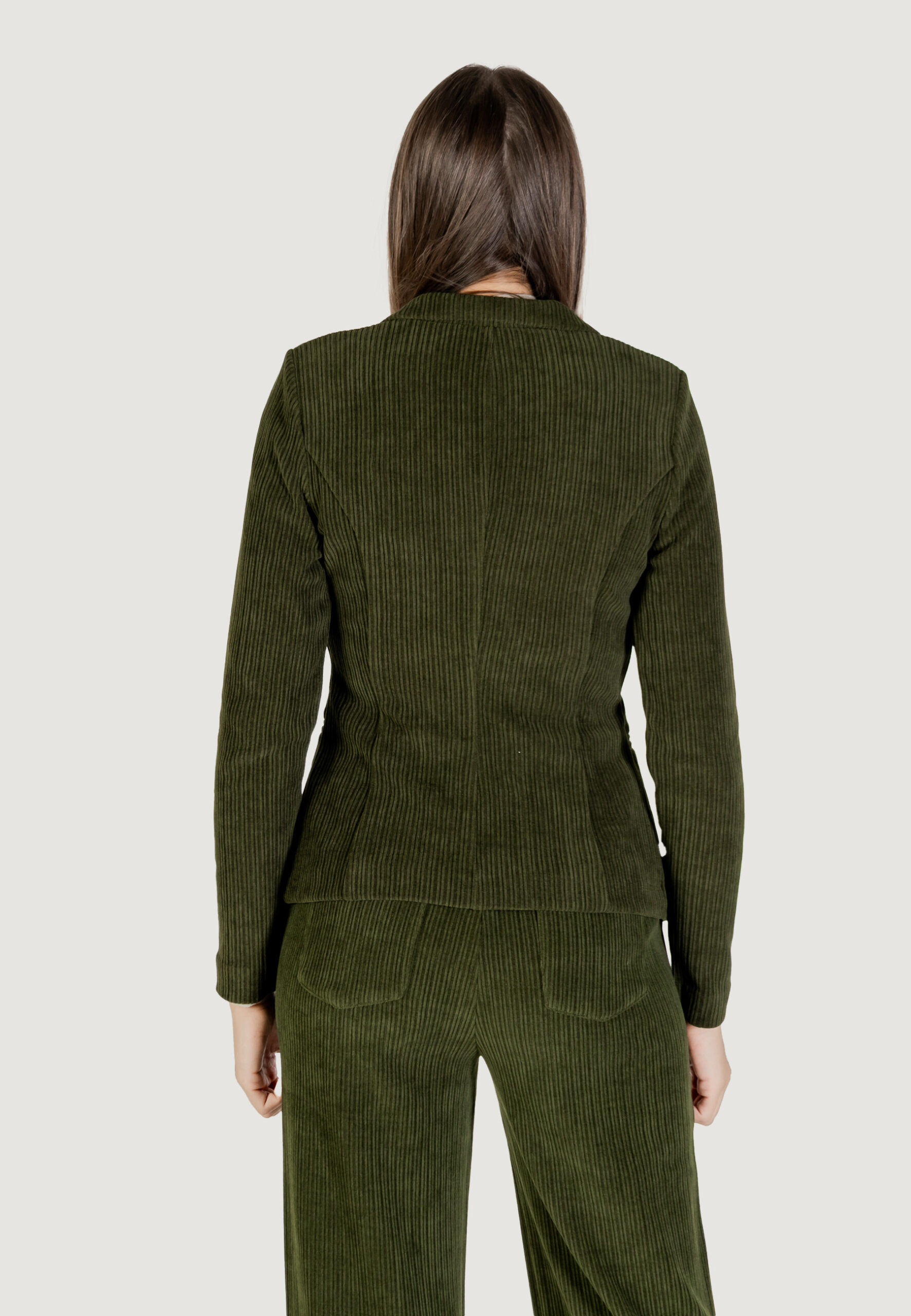 Giacca da completo ICHI ihkate corduroy bl3 Verde - Foto 2