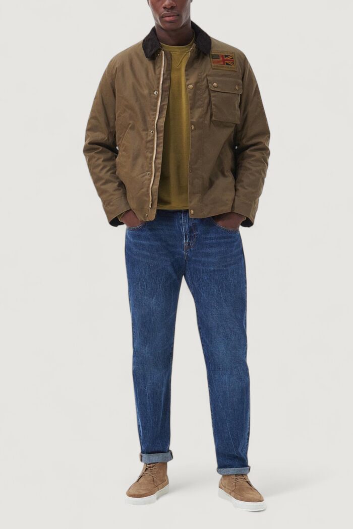Giacchetto Barbour international workers wax Terra – Fango