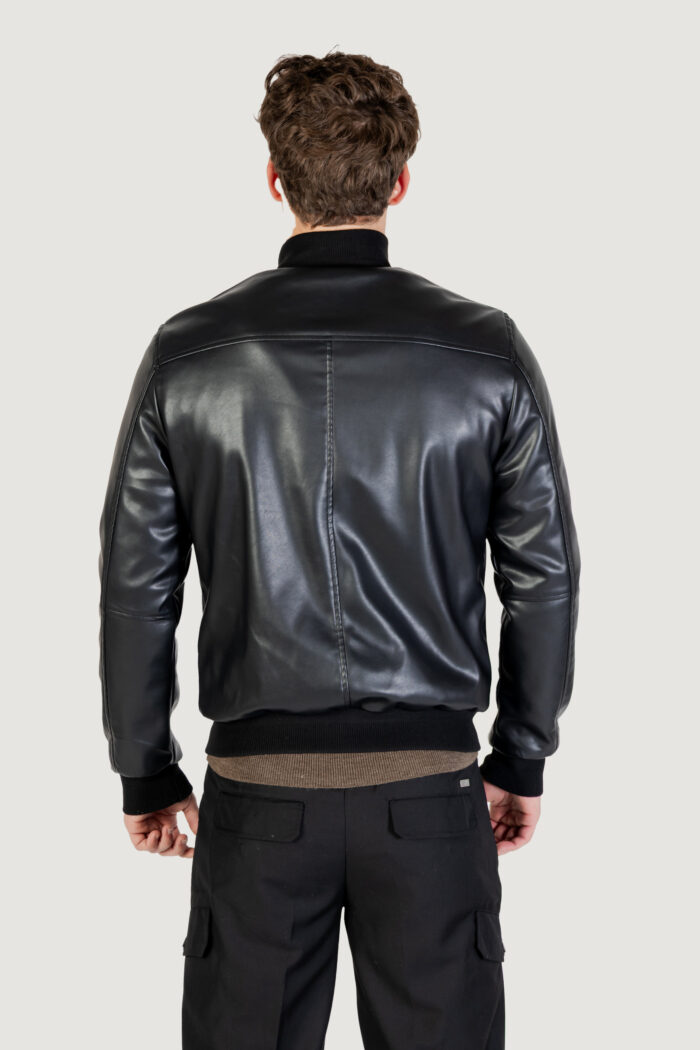 Giacchetto Gianni Lupo ecopelle Nero