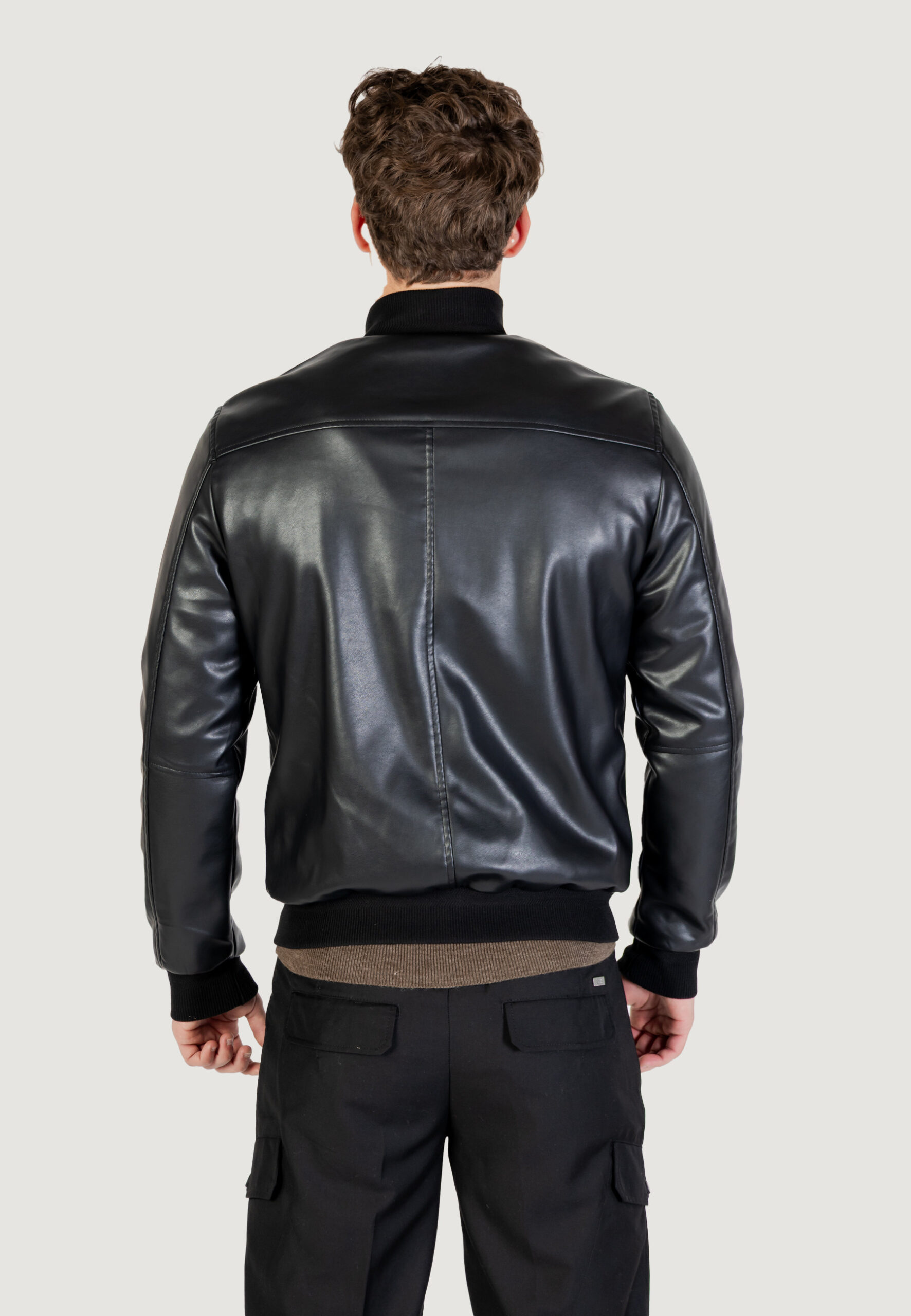 Giacchetto Gianni Lupo ecopelle Nero - Foto 2