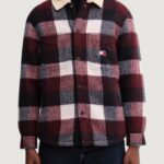 Giacchetto Tommy Hilfiger Jeans tjm check teddy over Blue scuro - Foto 1