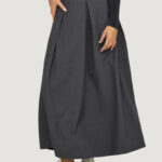 Gonna lunga Only onlginny hw mel wide long skirt pnt Grigio - Foto 1