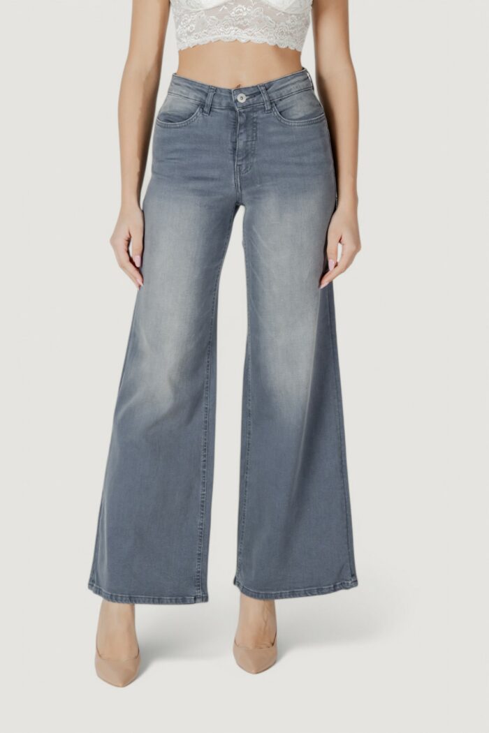 Jeans bootcut ICHI ihtwiggy wide Grigio