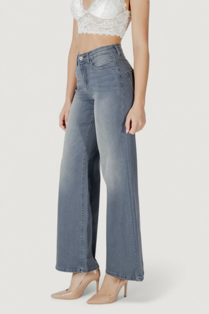 Jeans bootcut ICHI ihtwiggy wide Grigio