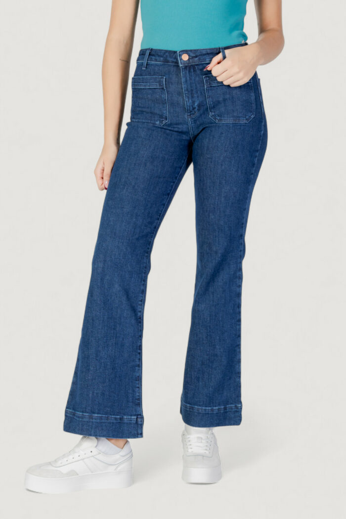 Jeans bootcut WRANGLER dark turn flare Denim