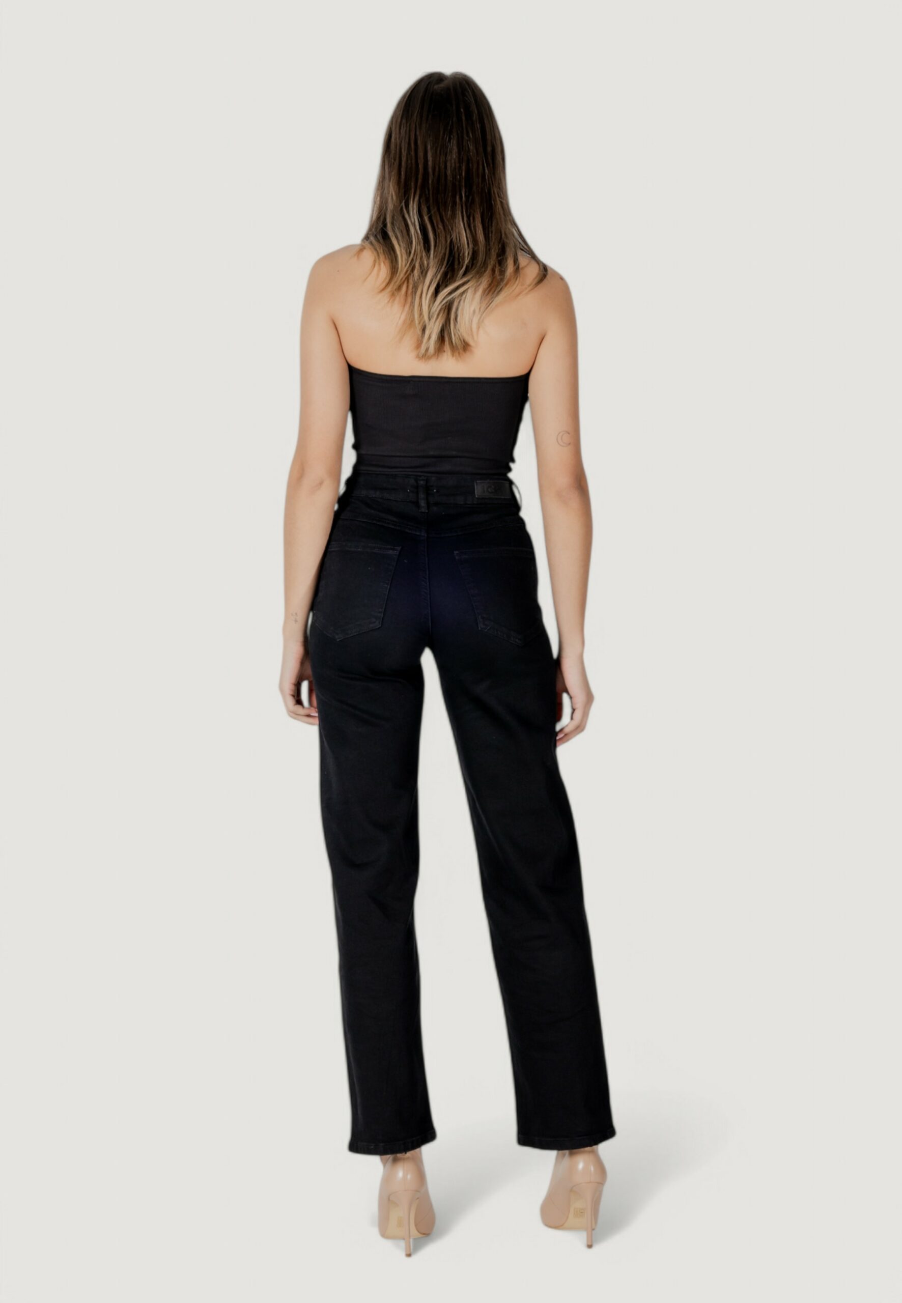 Jeans larghi ICHI ihtwiggy straight Nero - Foto 4