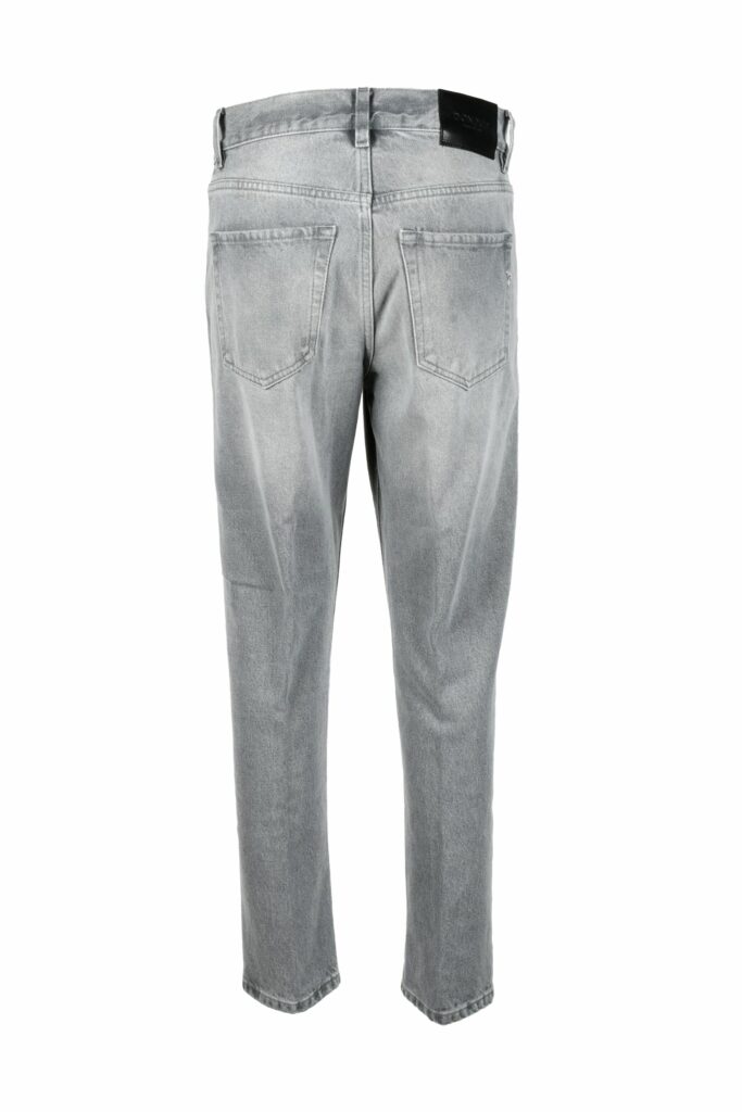 Jeans mom Dondup Grigio Chiaro