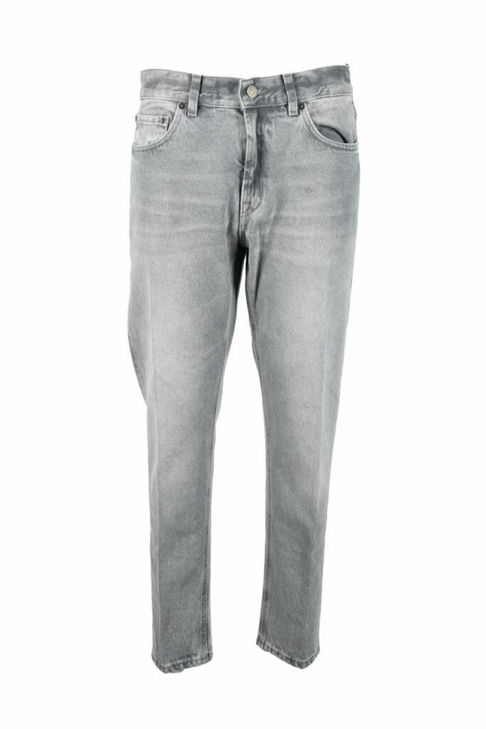 Jeans mom Dondup Grigio Chiaro