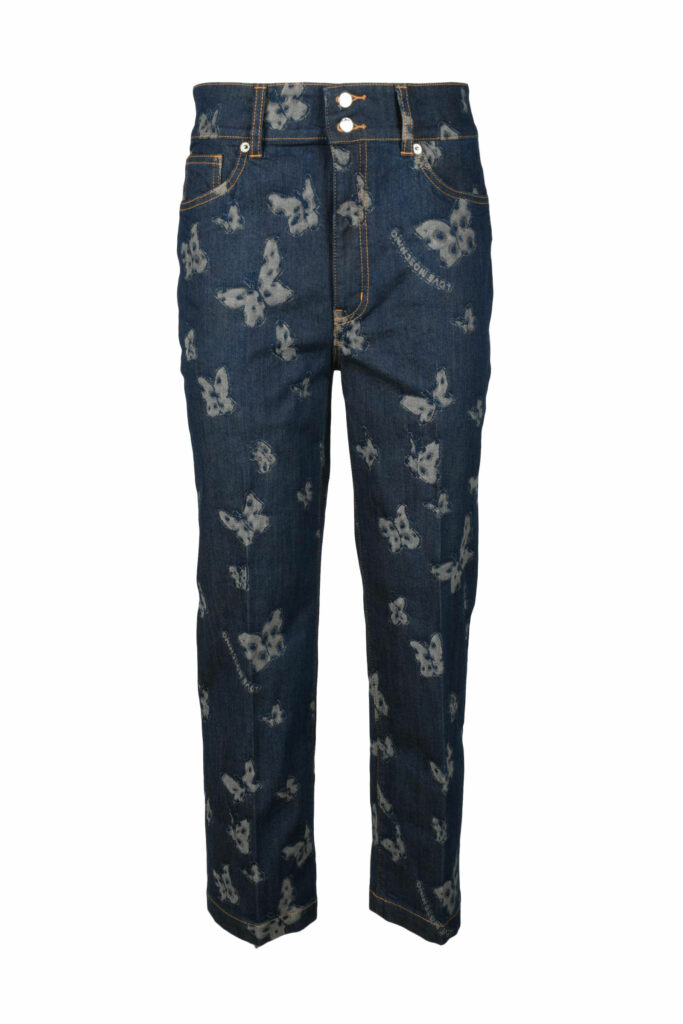 Jeans mom Love Moschino Blu