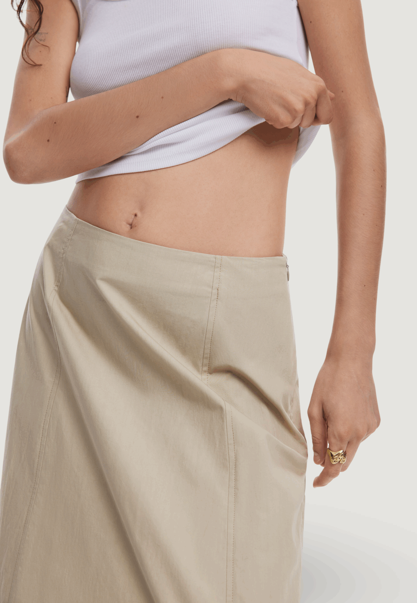 Longuette Desigual fal_becquer Beige - Foto 4