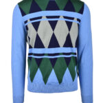 Maglia BALLANTYNE Celeste - Foto 1