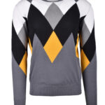 Maglia BALLANTYNE GRIGIO/GIALLO - Foto 1