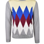 Maglia BALLANTYNE GRIGIO/GIALLO - Foto 1