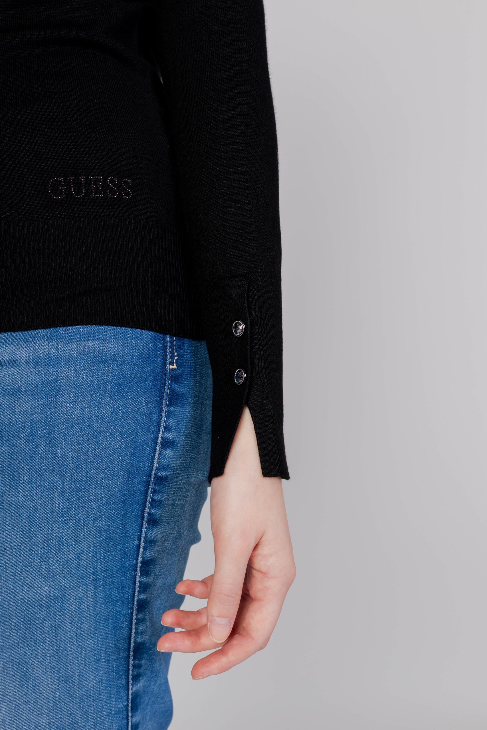 Maglia Guess gena vn ls Nero - Foto 4