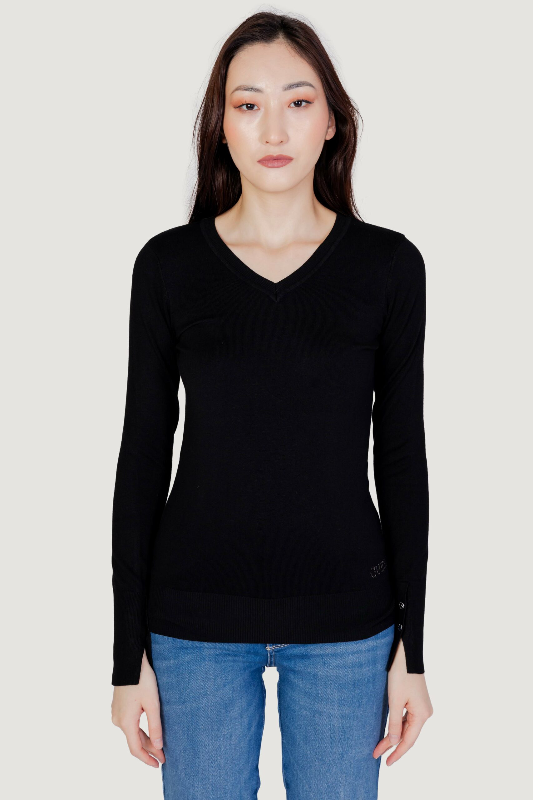 Maglia Guess gena vn ls Nero - Foto 5