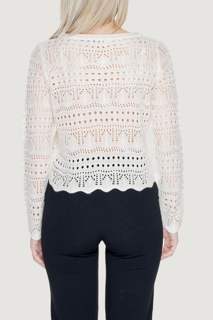 Maglia Jacqueline de Yong jdysun lay l/s boatneck knt noos Beige