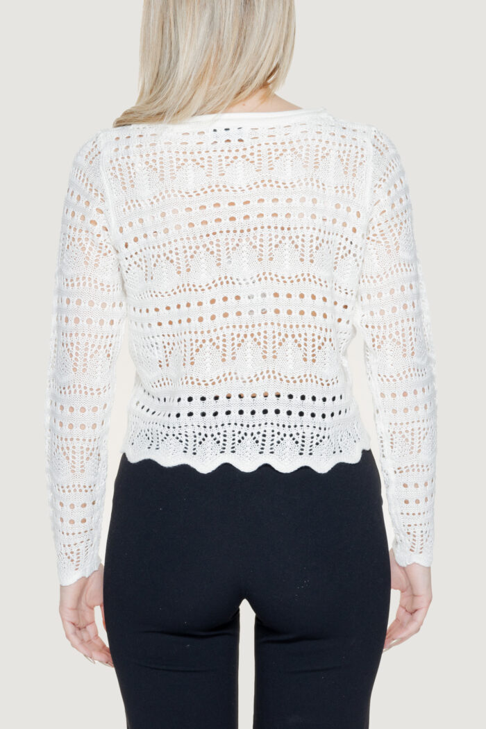 Maglia Jacqueline de Yong jdysun lay l/s boatneck knt noos Panna
