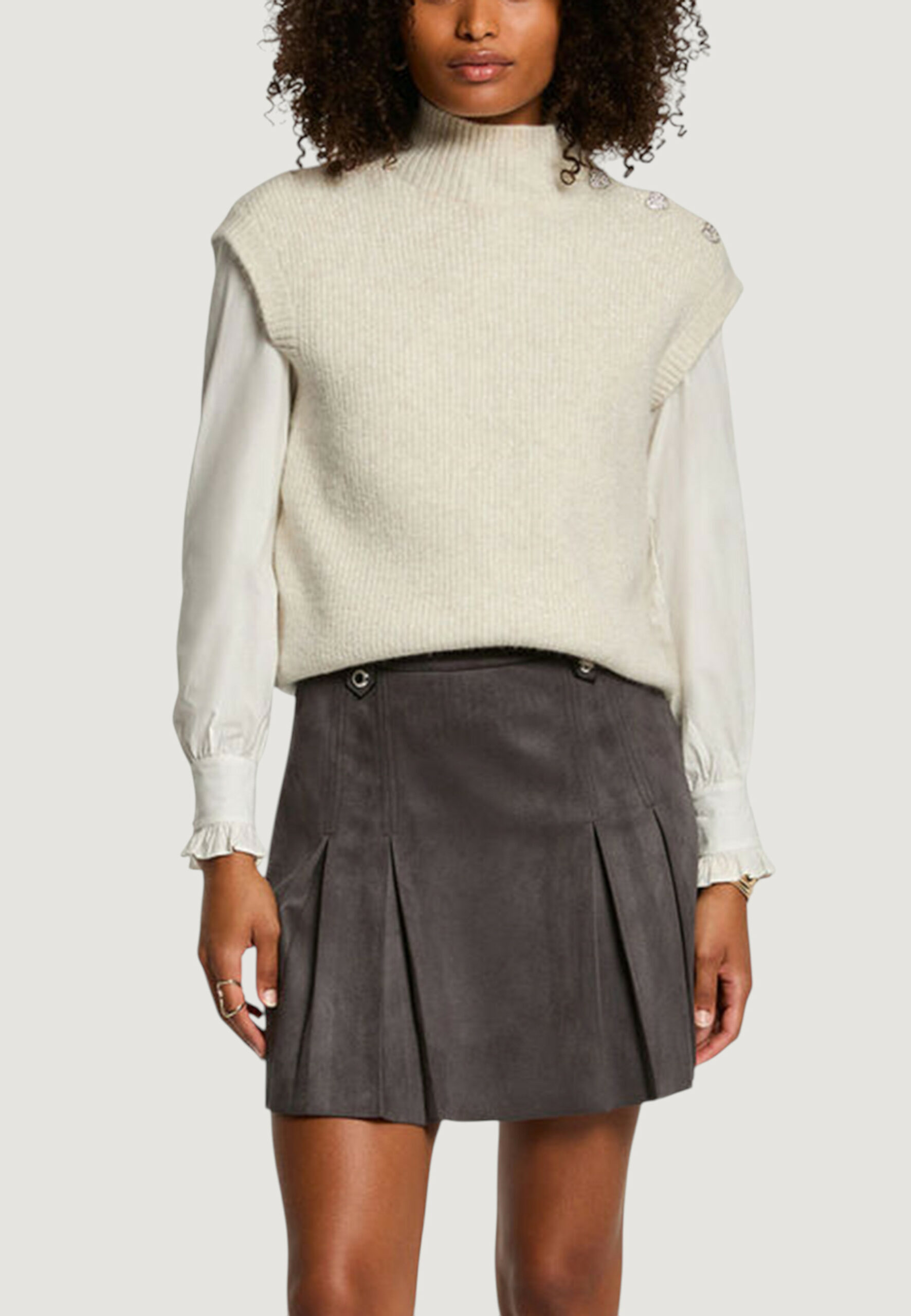 Maglia Morgan De Toi Avorio - Foto 1