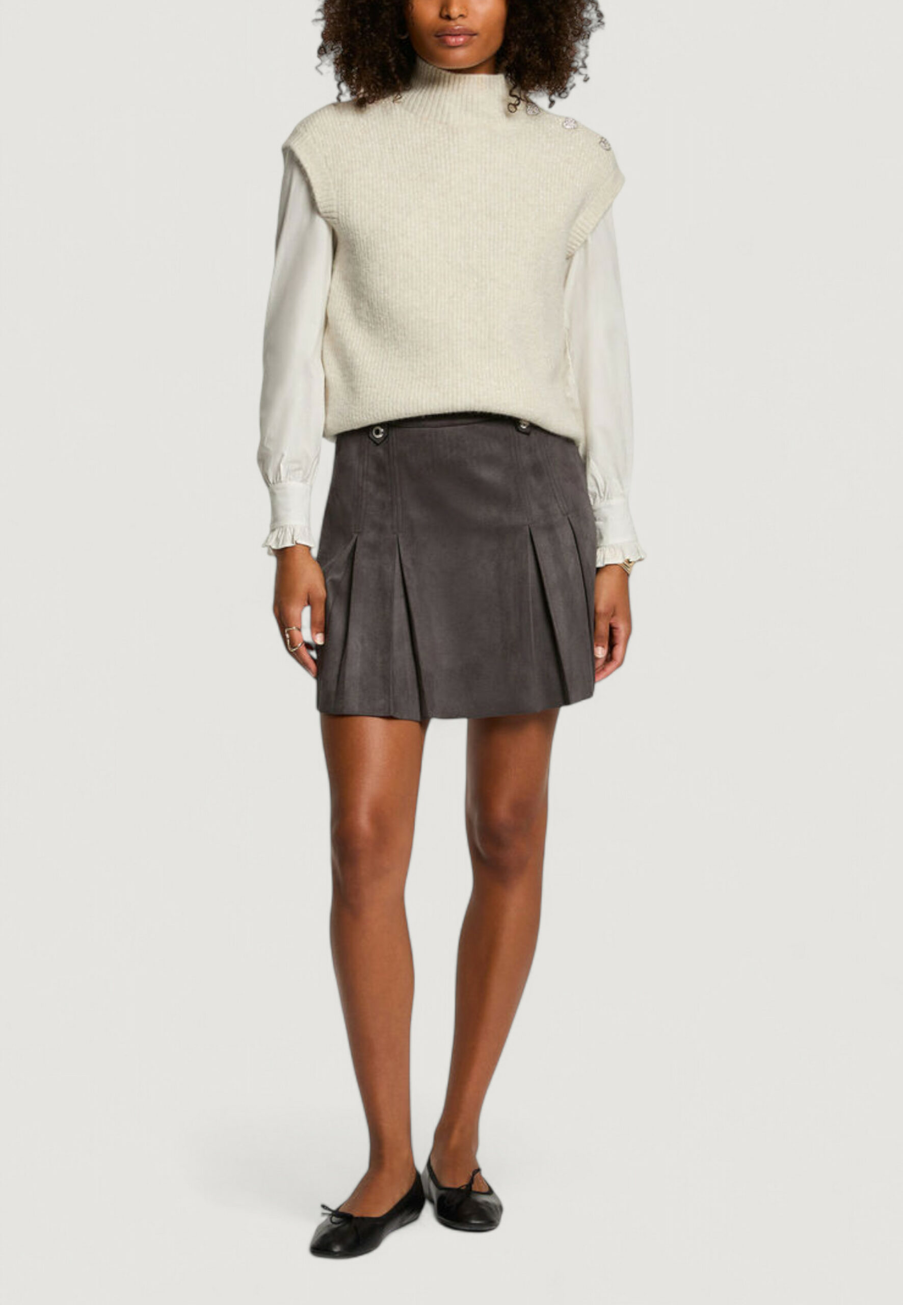 Maglia Morgan De Toi Avorio - Foto 3