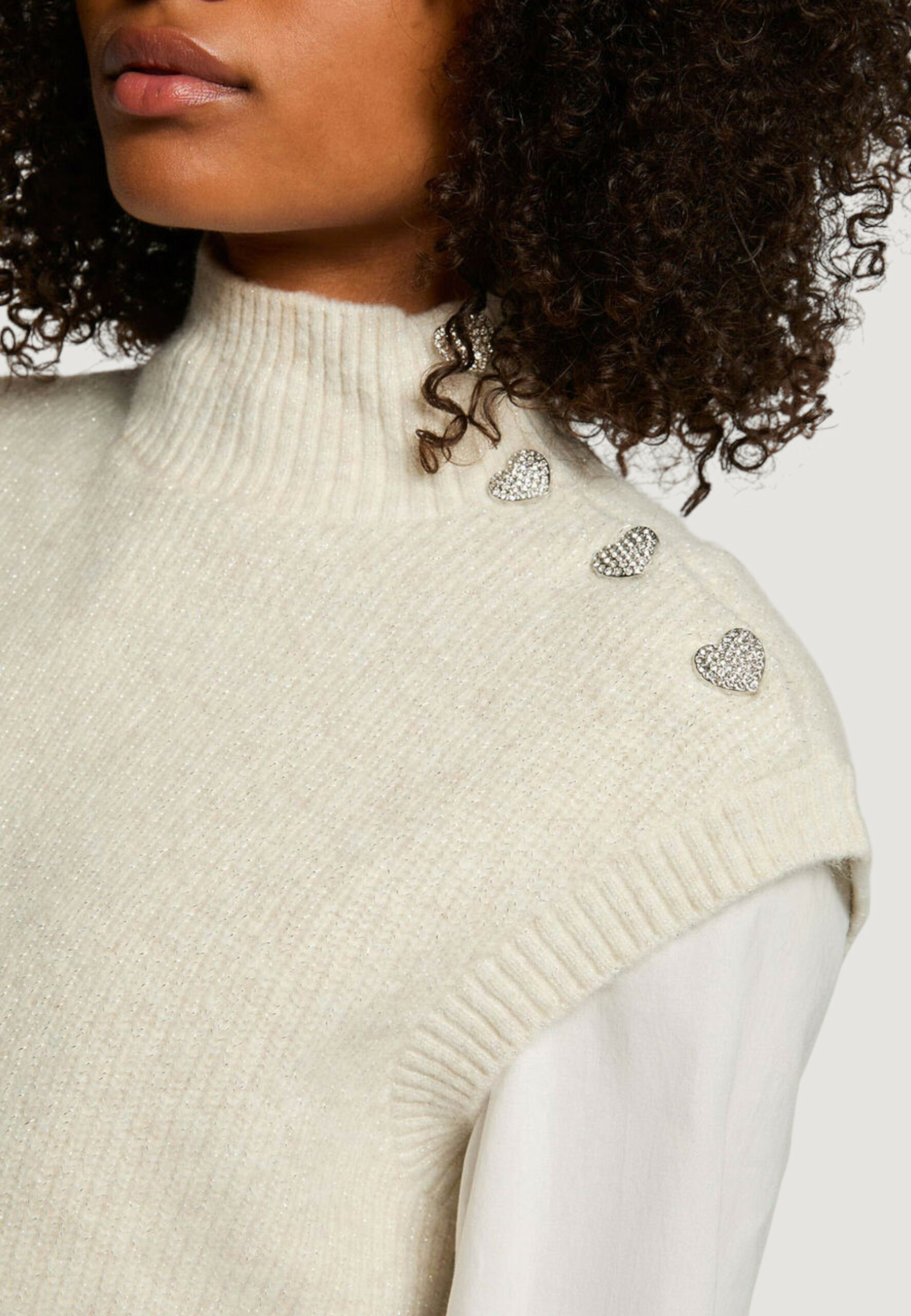 Maglia Morgan De Toi Avorio - Foto 4