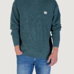 Maglione Calvin Klein Jeans ls ez cotton waffle Petrolio - Foto 1