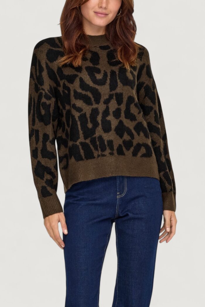 Maglione Jacqueline de Yong jdyelanor leo l/s on pullover knt Marrone