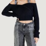 Maglione Karl Lagerfeld Jeans klj cut-out sweater Nero - Foto 1