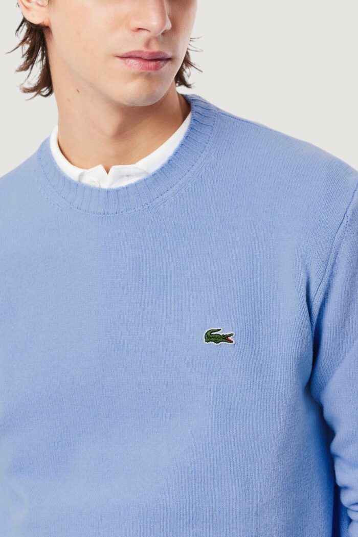 Maglione LACOSTE pullover Blu Chiaro