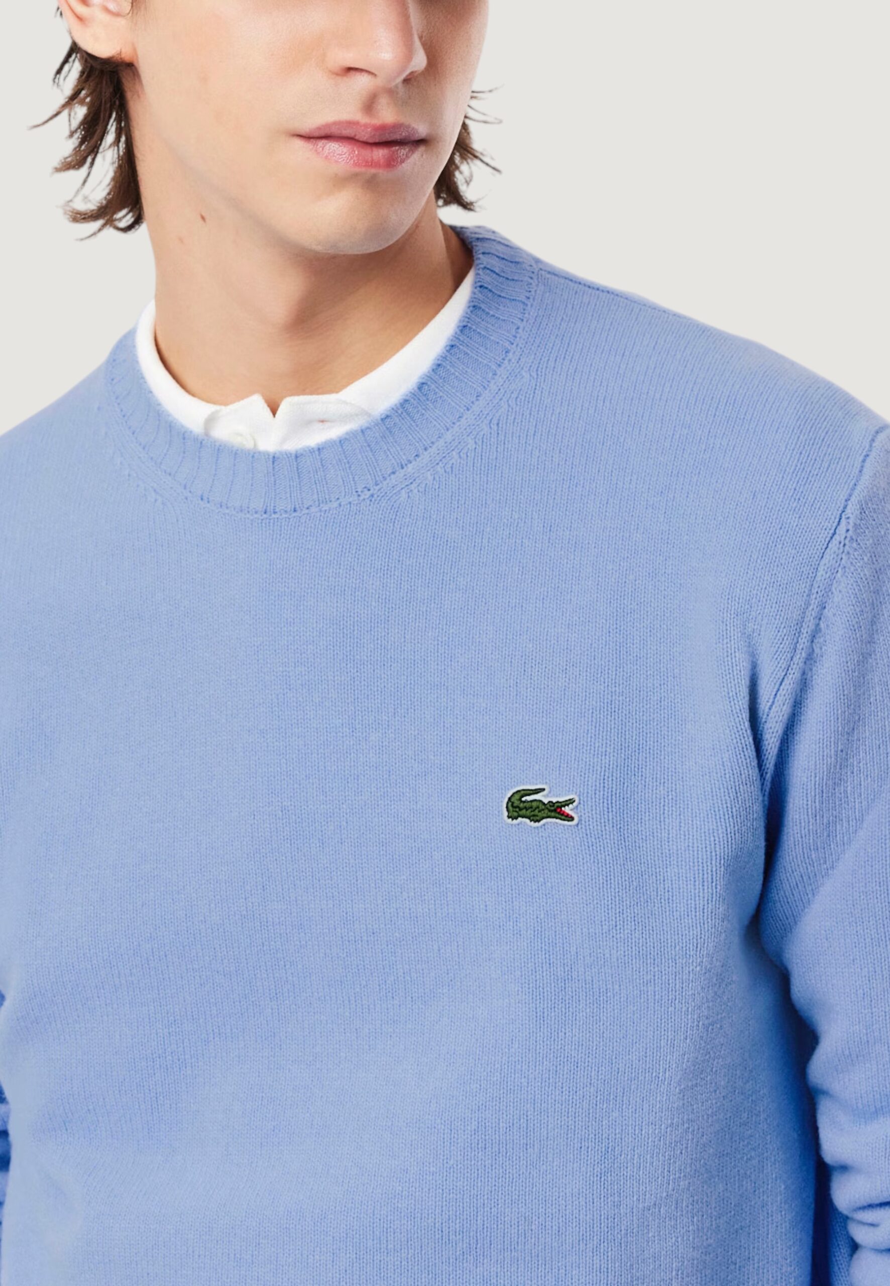 Maglione LACOSTE pullover Blu Chiaro - Foto 2