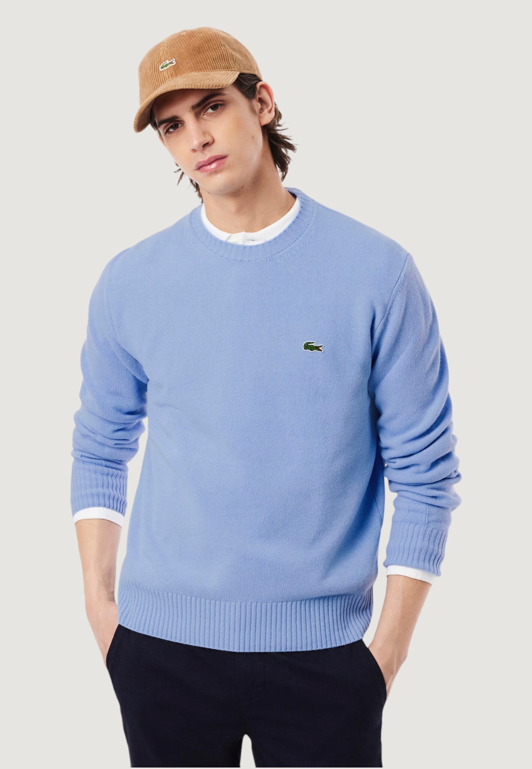 Maglione LACOSTE pullover Blu Chiaro - Foto 5