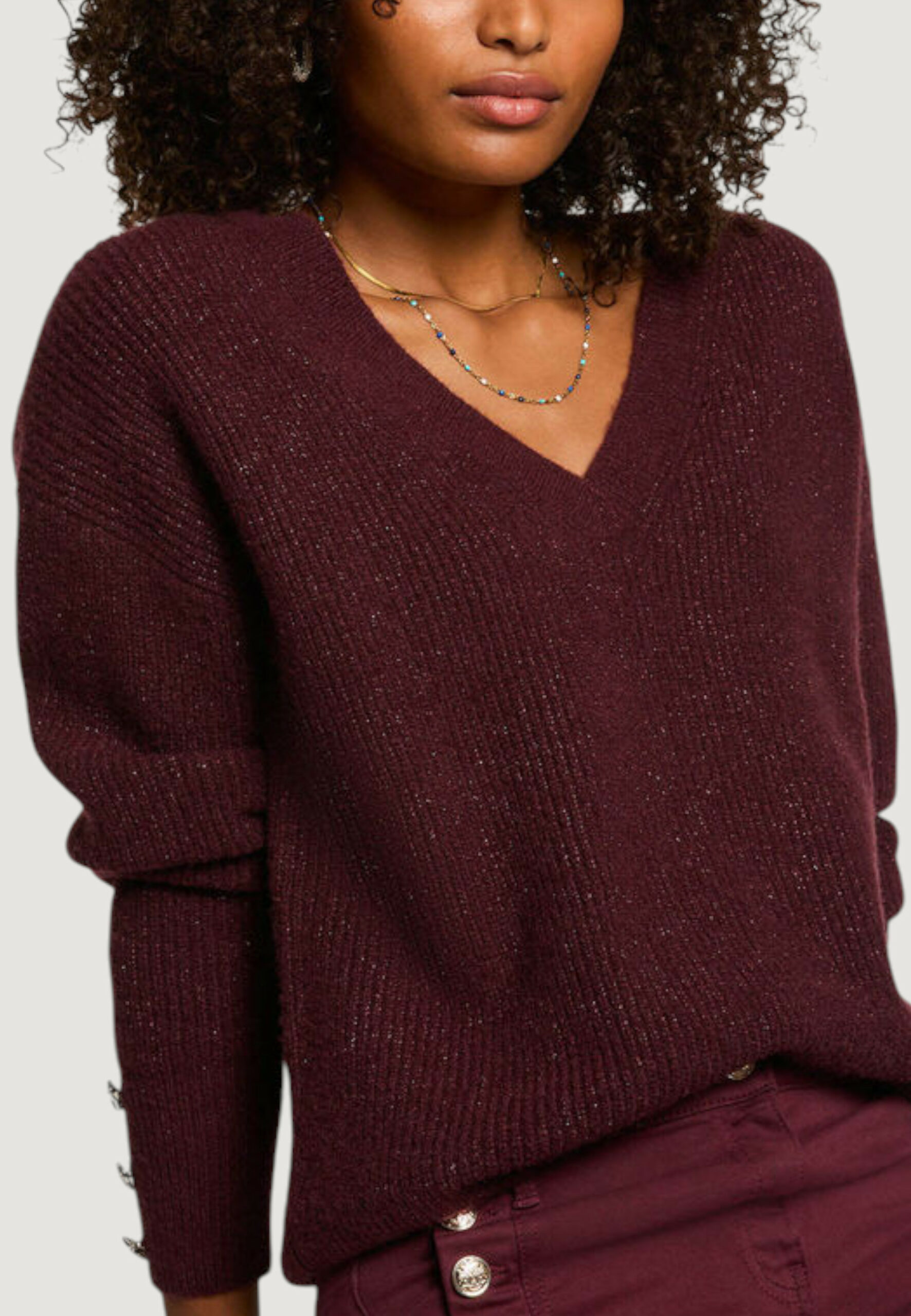 Maglione Morgan De Toi Bordeaux - Foto 3