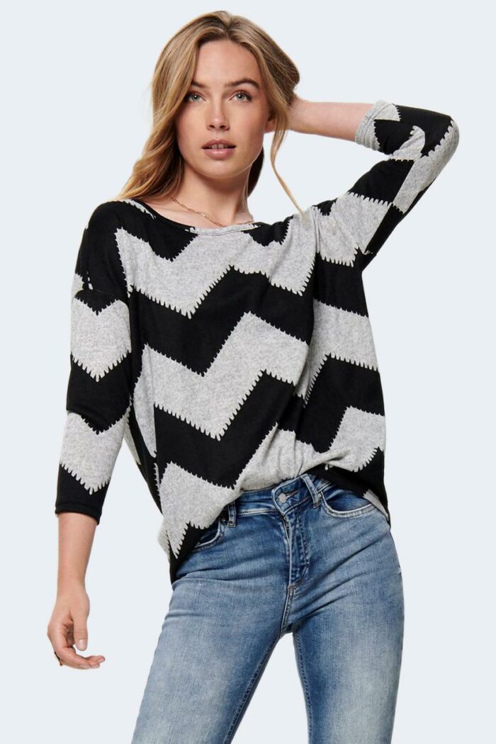 Maglia Only elcos 4/5 aop jrs noos Grigio Chiaro