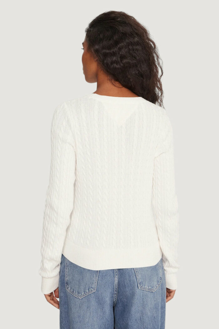 Maglione Tommy Hilfiger Jeans tjw cable essential Panna
