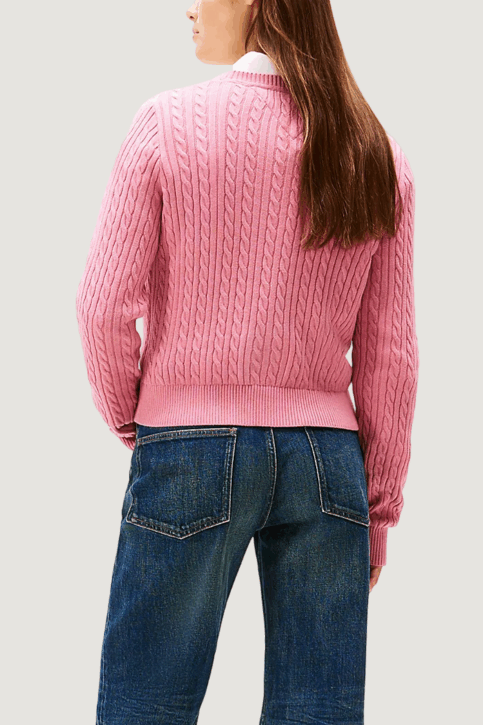 Maglione Tommy Hilfiger Jeans tjw cable essential Rosa