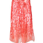 Gonna lunga Elisabetta Franchi Corallo - Foto 1